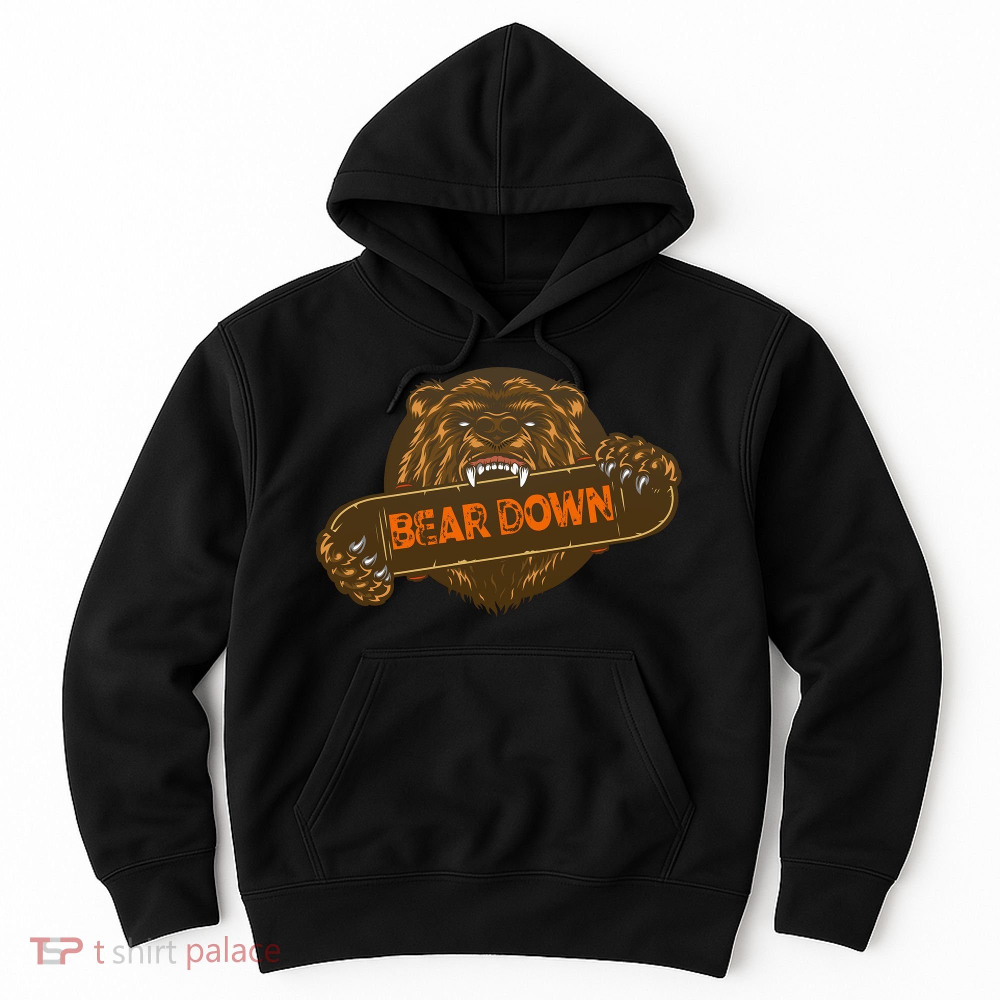 Bear Down Brown Bear Hoodie