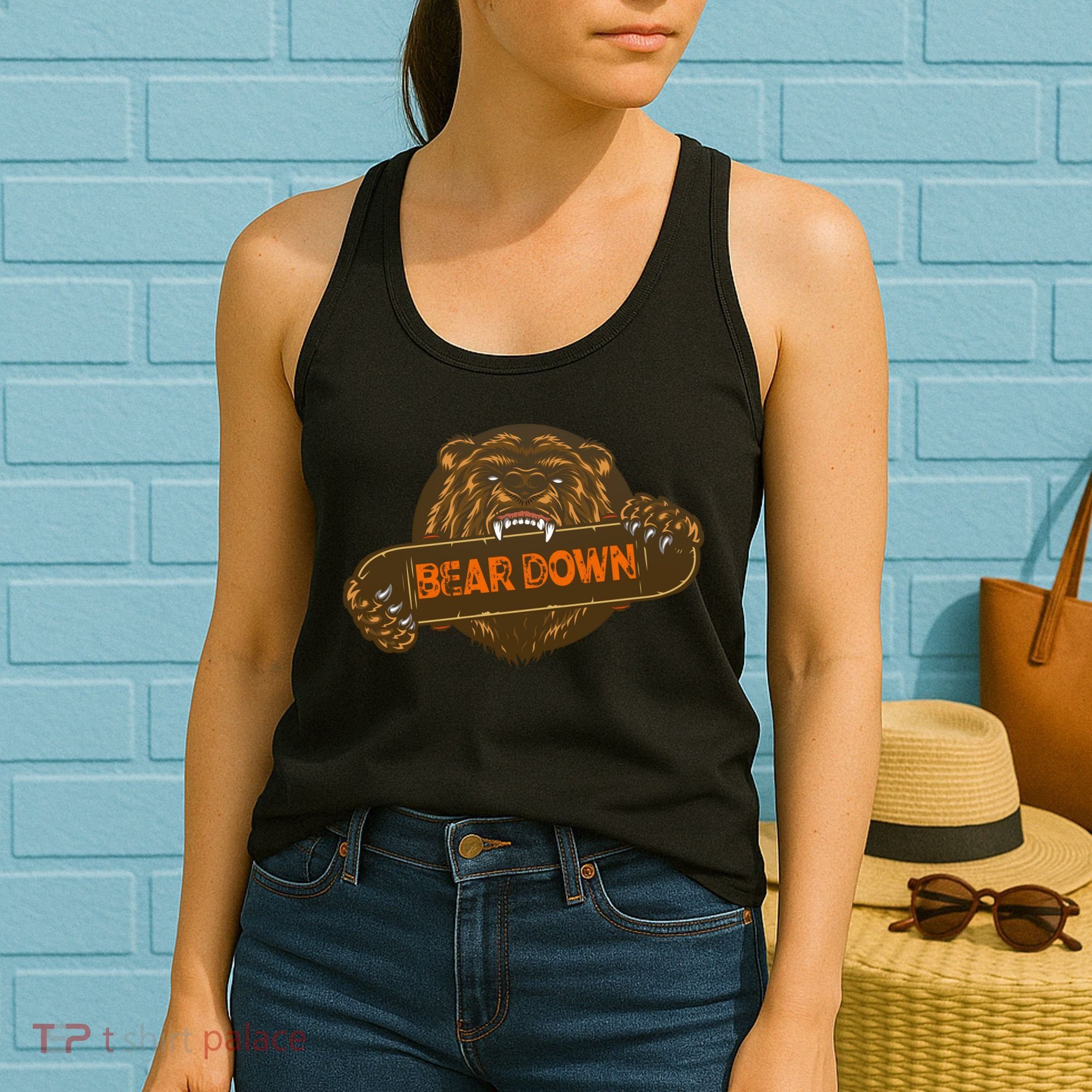 Bear Down Brown Bear Women's Tank Top