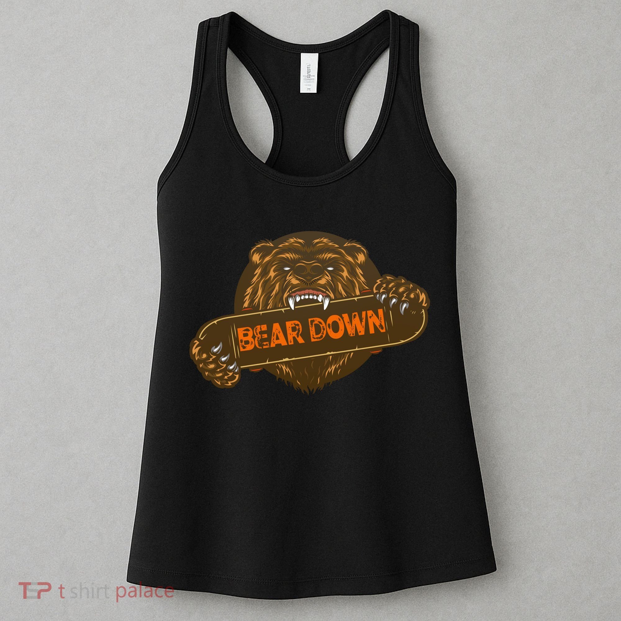 Bear Down Brown Bear Women's Tank Top