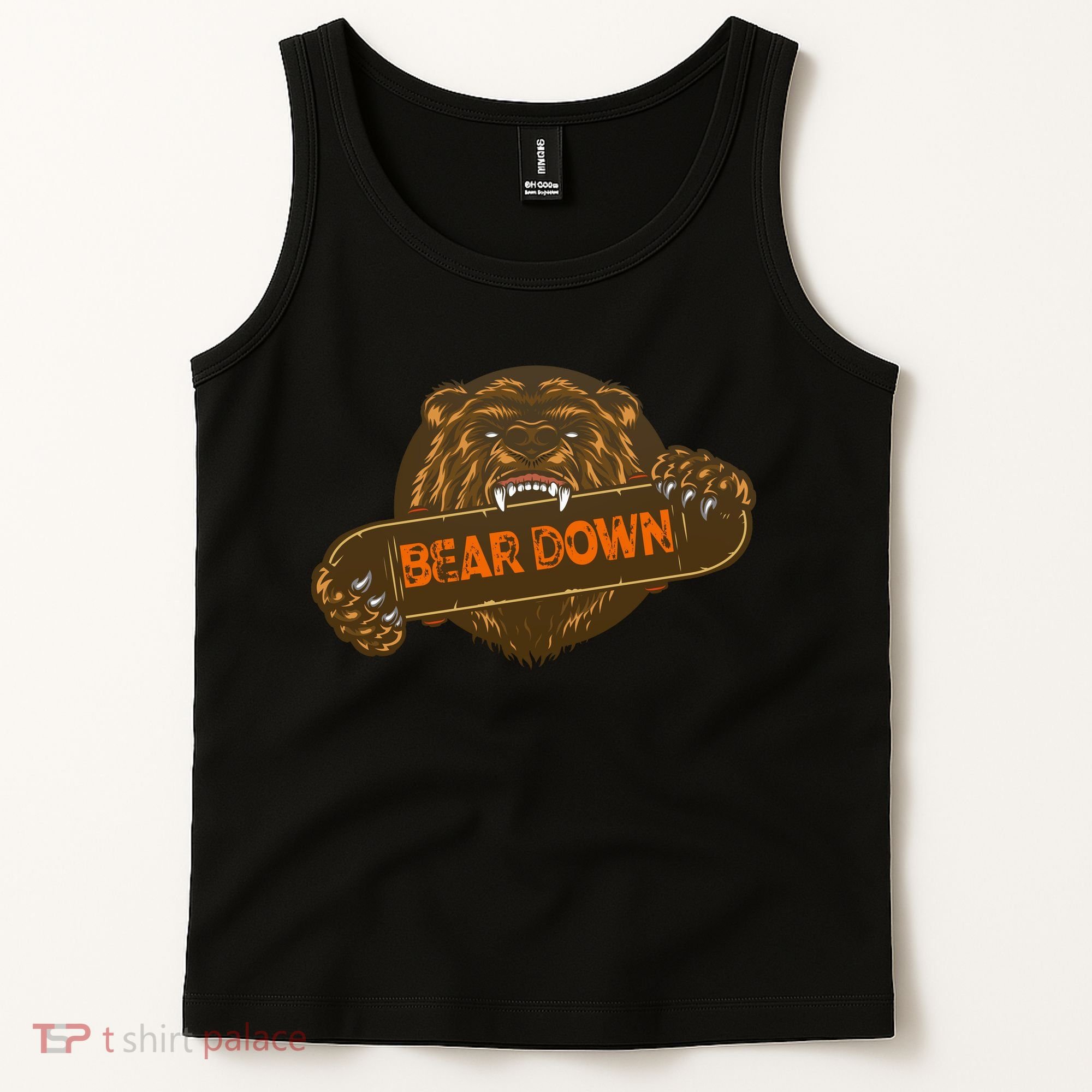 Bear Down Brown Bear Tank Top