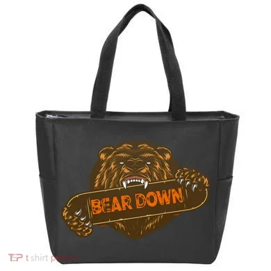 Bear Down Brown Bear Tote Bag