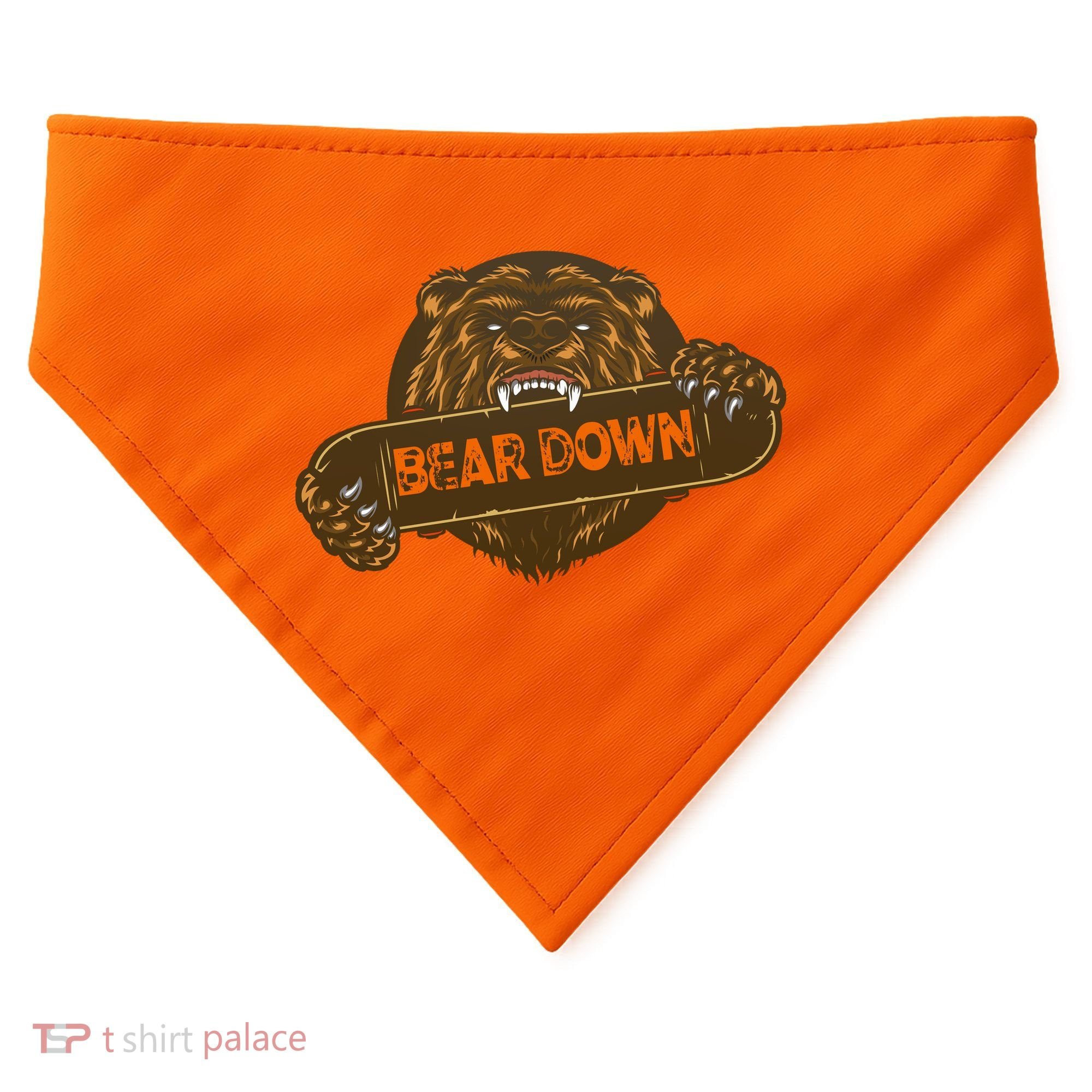 Bear Down Brown Bear USA-Made Doggie Bandana