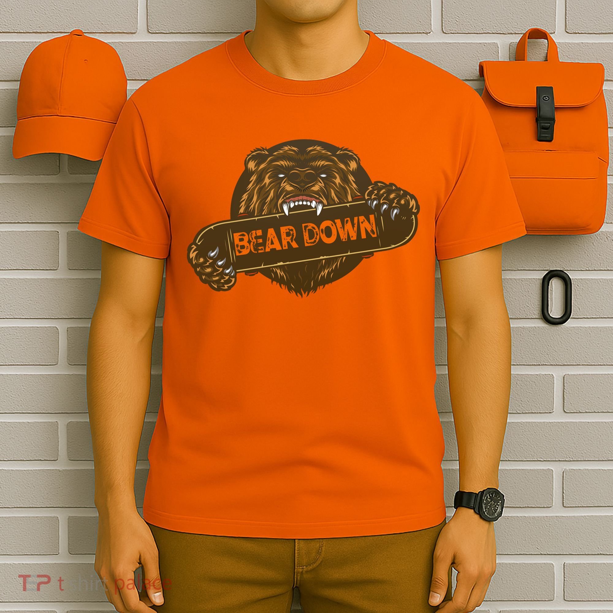 Bear Down Brown Bear T-Shirt
