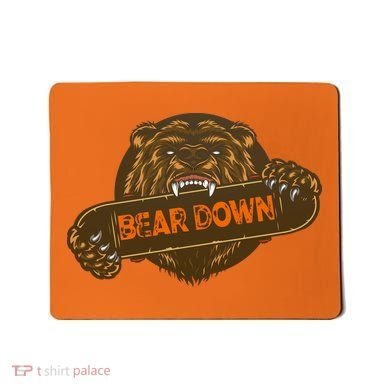 Bear Down Brown Bear Mousepad