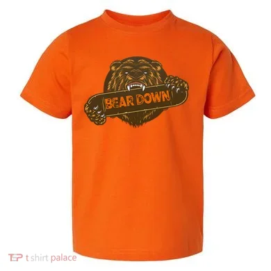 Bear Down Brown Bear Toddler T-Shirt