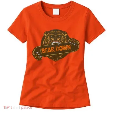 Bear Down Brown Bear Women's T-Shirt