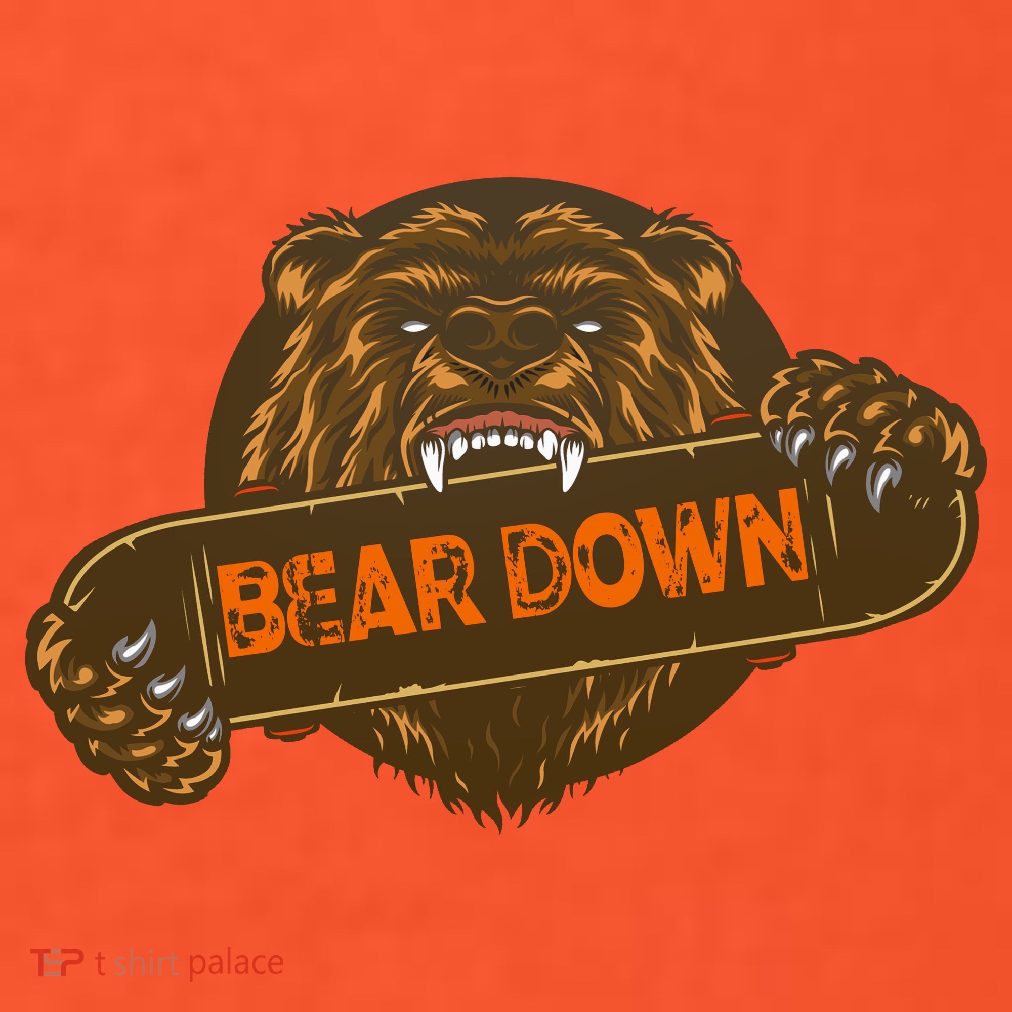 Bear Down Brown Bear Women's T-Shirt
