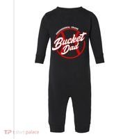 Bucket Dad Baseball Softball Pitcher Catcher Infant Fleece One Piece thumb 0