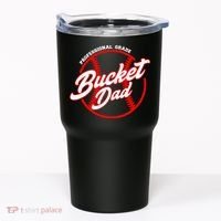 Bucket Dad Baseball Softball Pitcher Catcher Tumbler thumb 0