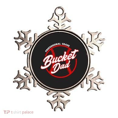 Bucket Dad Baseball Softball Pitcher Catcher Ornament
