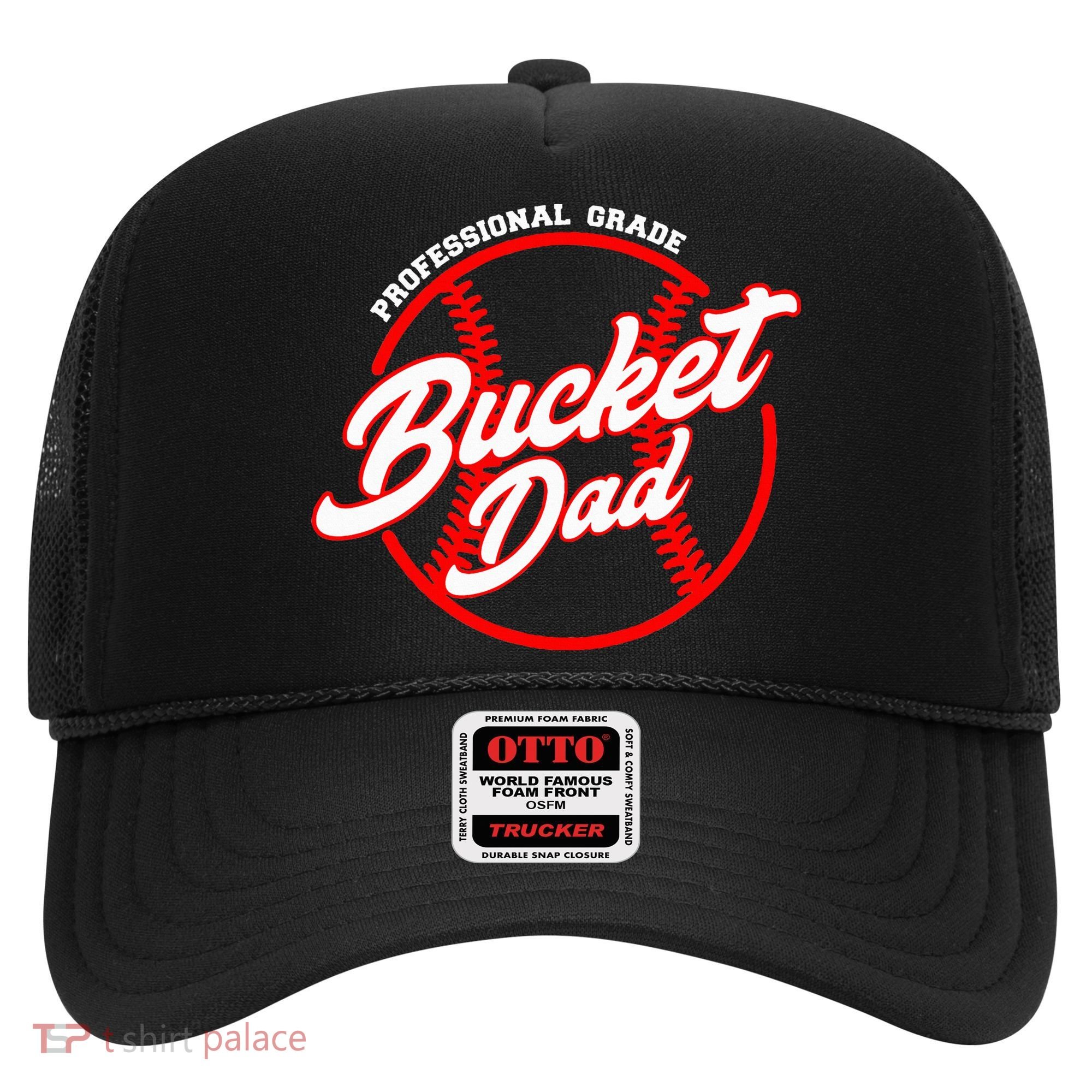 Bucket Dad Baseball Softball Pitcher Catcher Hat