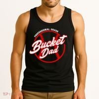 Bucket Dad Baseball Softball Pitcher Catcher Tank Top thumb 3