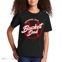 Bucket Dad Baseball Softball Pitcher Catcher Kids T-Shirt thumb 2