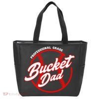 Bucket Dad Baseball Softball Pitcher Catcher Tote Bag thumb 0