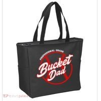 Bucket Dad Baseball Softball Pitcher Catcher Tote Bag thumb 2