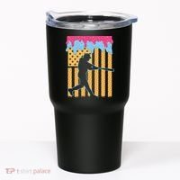 Baseball Drip Bat B.oys Ice Cream American Flag 4th Of July Tumbler thumb 0