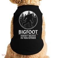 Bigfoot Doesn't Believe In You Either Sasquatch Doggie Tank thumb 0