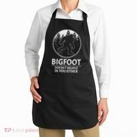 Bigfoot Doesn't Believe In You Either Sasquatch Apron thumb 2
