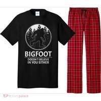 Bigfoot Doesn't Believe In You Either Sasquatch Pajama Set thumb 0