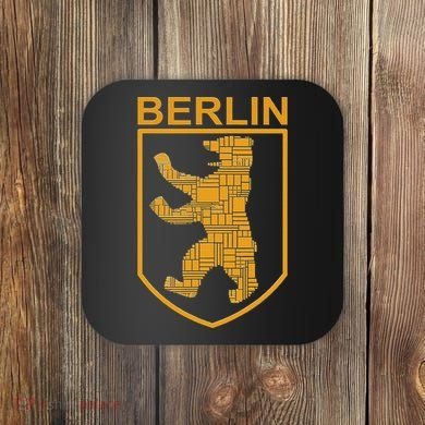 Berlin Design Berlin Bear I Love Berlin Coaster