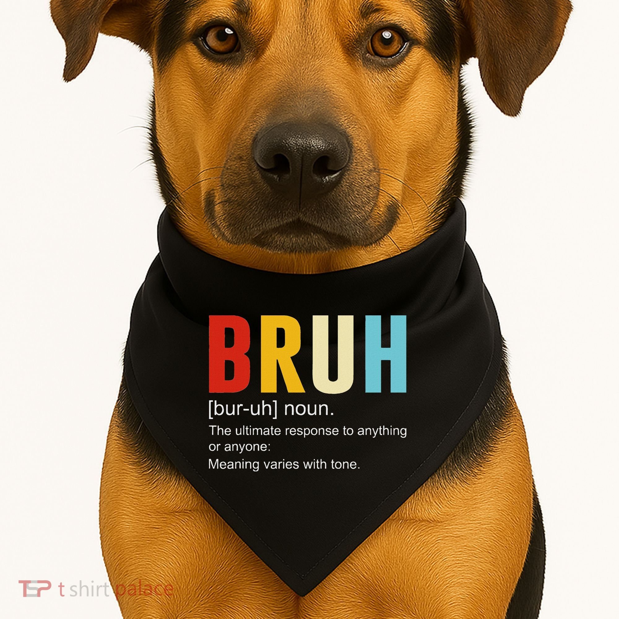 Bruh Definition Bruh Noun USA-Made Doggie Bandana