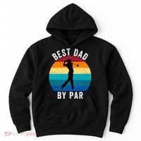 Best Dad By Par For Golf Dad Funny Father’S Day Dad Jokes Golfer Dad Funny Dad Hoodie thumb 0
