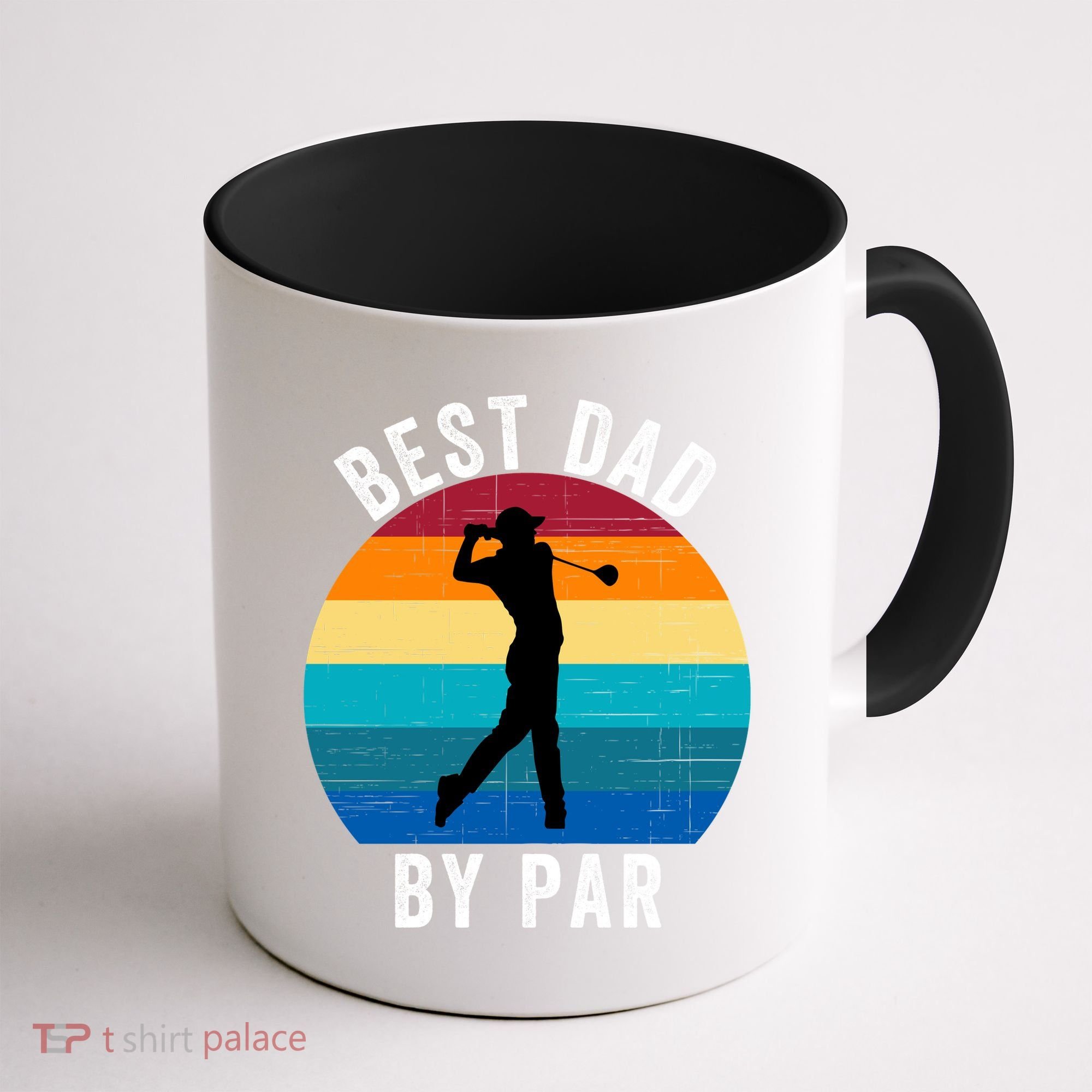 Best Dad By Par For Golf Dad Funny Father’S Day Dad Jokes Golfer Dad Funny Dad Coffee Mug