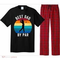 Best Dad By Par For Golf Dad Funny Father’S Day Dad Jokes Golfer Dad Funny Dad Pajama Set thumb 0