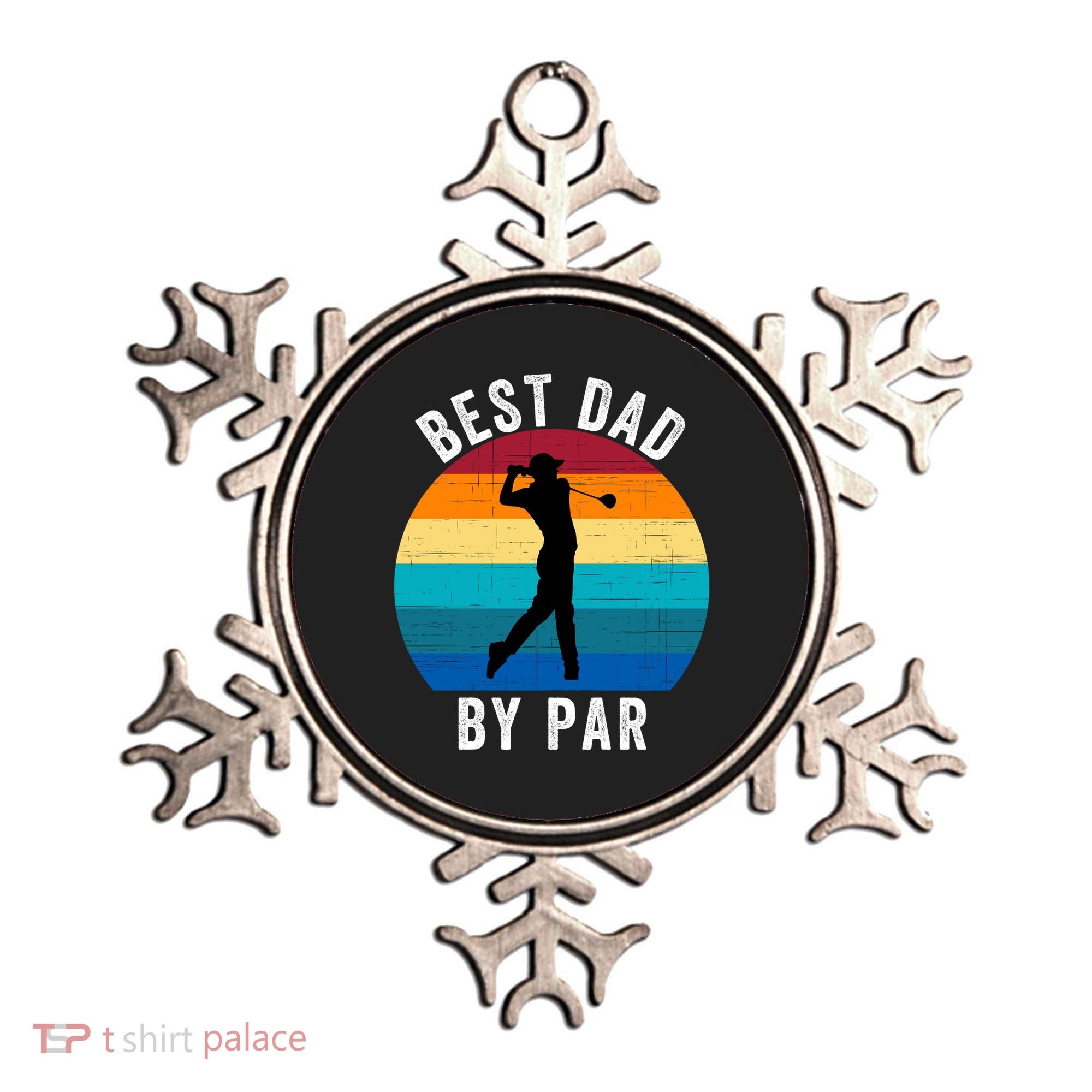 Best Dad By Par For Golf Dad Funny Father’S Day Dad Jokes Golfer Dad Funny Dad Ornament