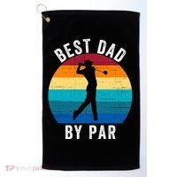 Best Dad By Par For Golf Dad Funny Father’S Day Dad Jokes Golfer Dad Funny Dad Golf Towel thumb 0