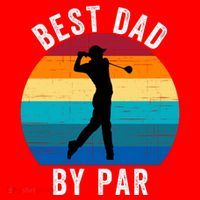 Best Dad By Par For Golf Dad Funny Father’S Day Dad Jokes Golfer Dad Funny Dad Santa Hat thumb 1