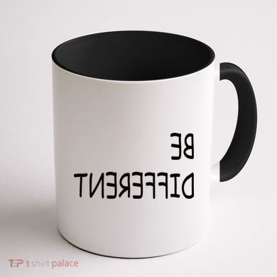 Be Different Coffee Mug back