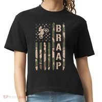 Braap Dirt Bike Camo Motocross Racing Supercross Gift Comfort Colors Boxy T-Shirt thumb 0