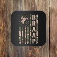 Braap Dirt Bike Camo Motocross Racing Supercross Gift Coaster thumb 0
