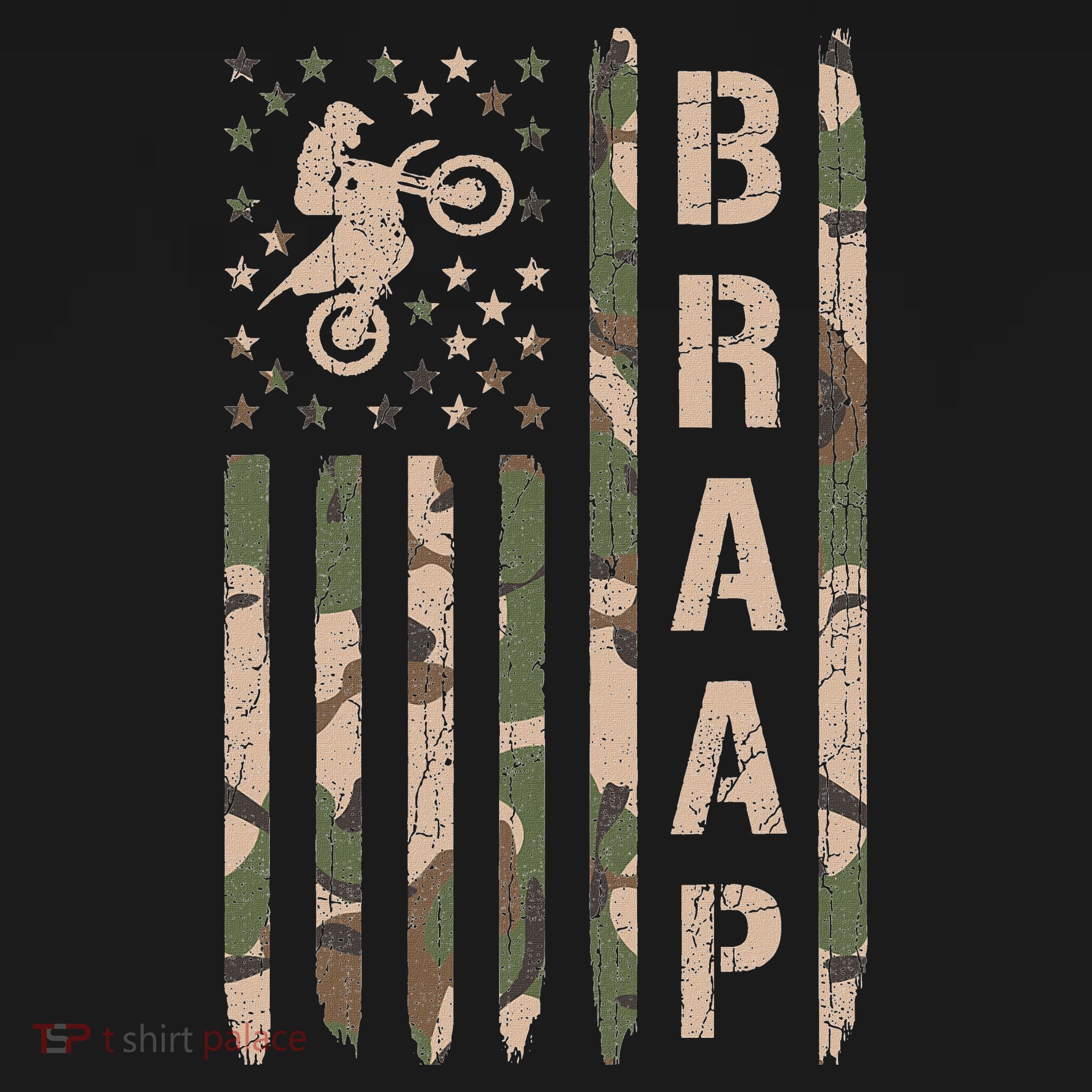 Braap Dirt Bike Camo Motocross Racing Supercross Gift Women's Tank Top