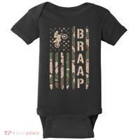 Braap Dirt Bike Camo Motocross Racing Supercross Gift Baby Bodysuit thumb 0