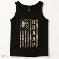 Braap Dirt Bike Camo Motocross Racing Supercross Gift Tank Top thumb 2