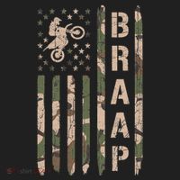 Braap Dirt Bike Camo Motocross Racing Supercross Gift Golf Towel thumb 3