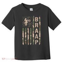 Braap Dirt Bike Camo Motocross Racing Supercross Gift Toddler T-Shirt thumb 0