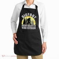 Bigfoot Doesn't Believe In You Either Distressed Apron thumb 2