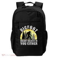 Bigfoot Doesn't Believe In You Either Distressed Backpack thumb 0