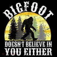 Bigfoot Doesn't Believe In You Either Distressed Women's Tank Top thumb 5