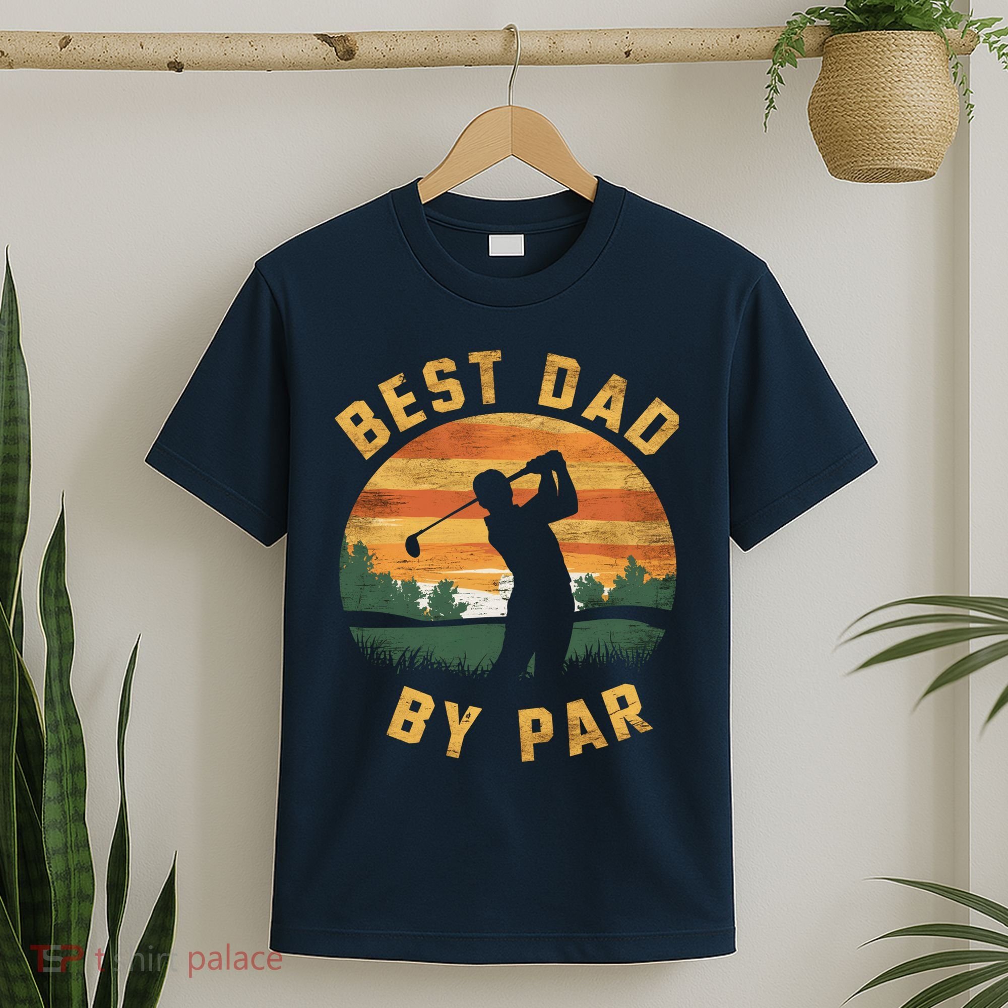Best Dad By Par For Golf Dad Funny Dad Funny Father’S Day Dad Jokes Golfer Dad T-Shirt