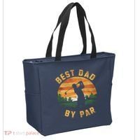 Best Dad By Par For Golf Dad Funny Dad Funny Father’S Day Dad Jokes Golfer Dad Tote Bag thumb 2