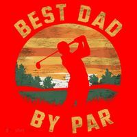 Best Dad By Par For Golf Dad Funny Dad Funny Father’S Day Dad Jokes Golfer Dad Santa Hat thumb 1