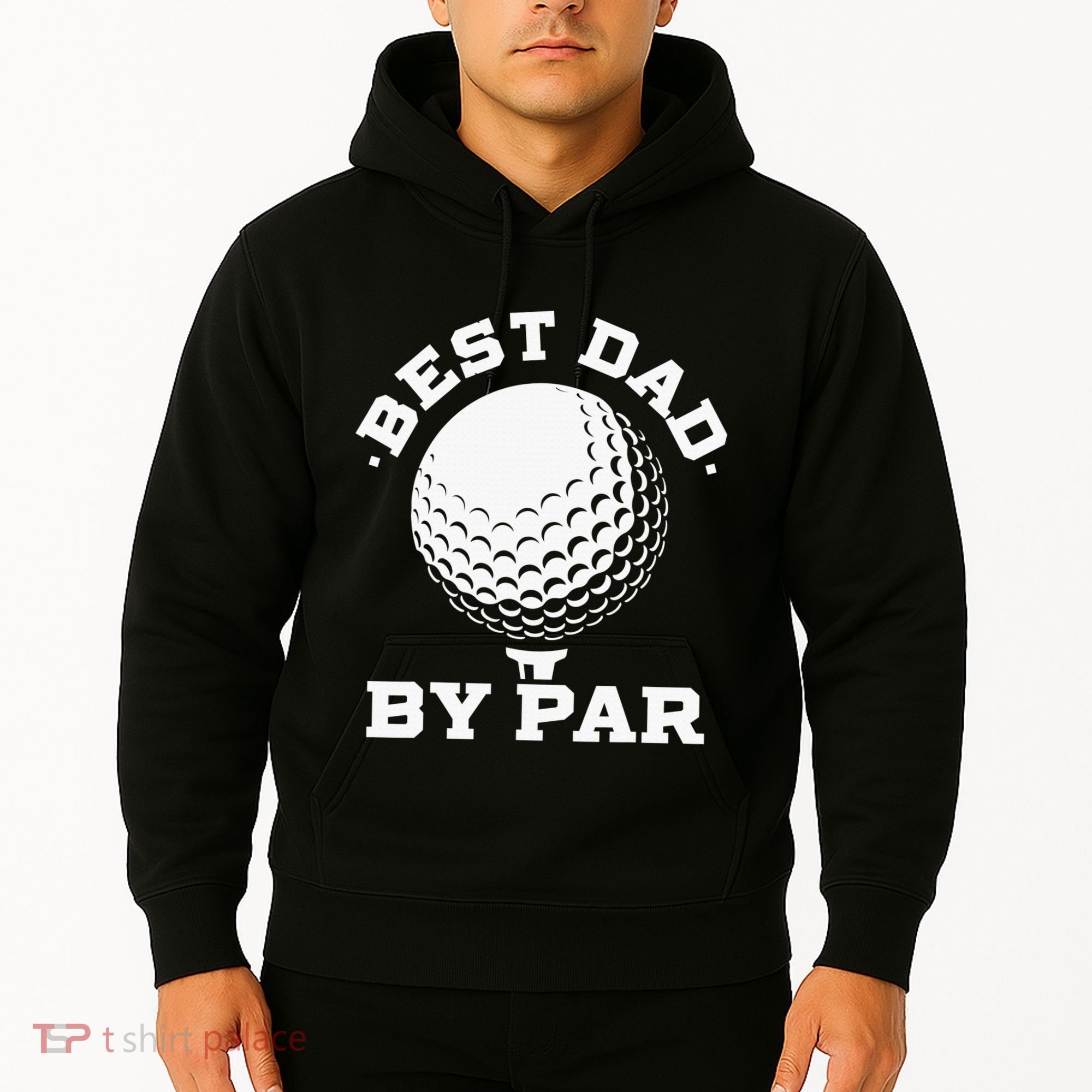 Best Dad By Par Golf Player Golfer Dad Fathers Day Hoodie