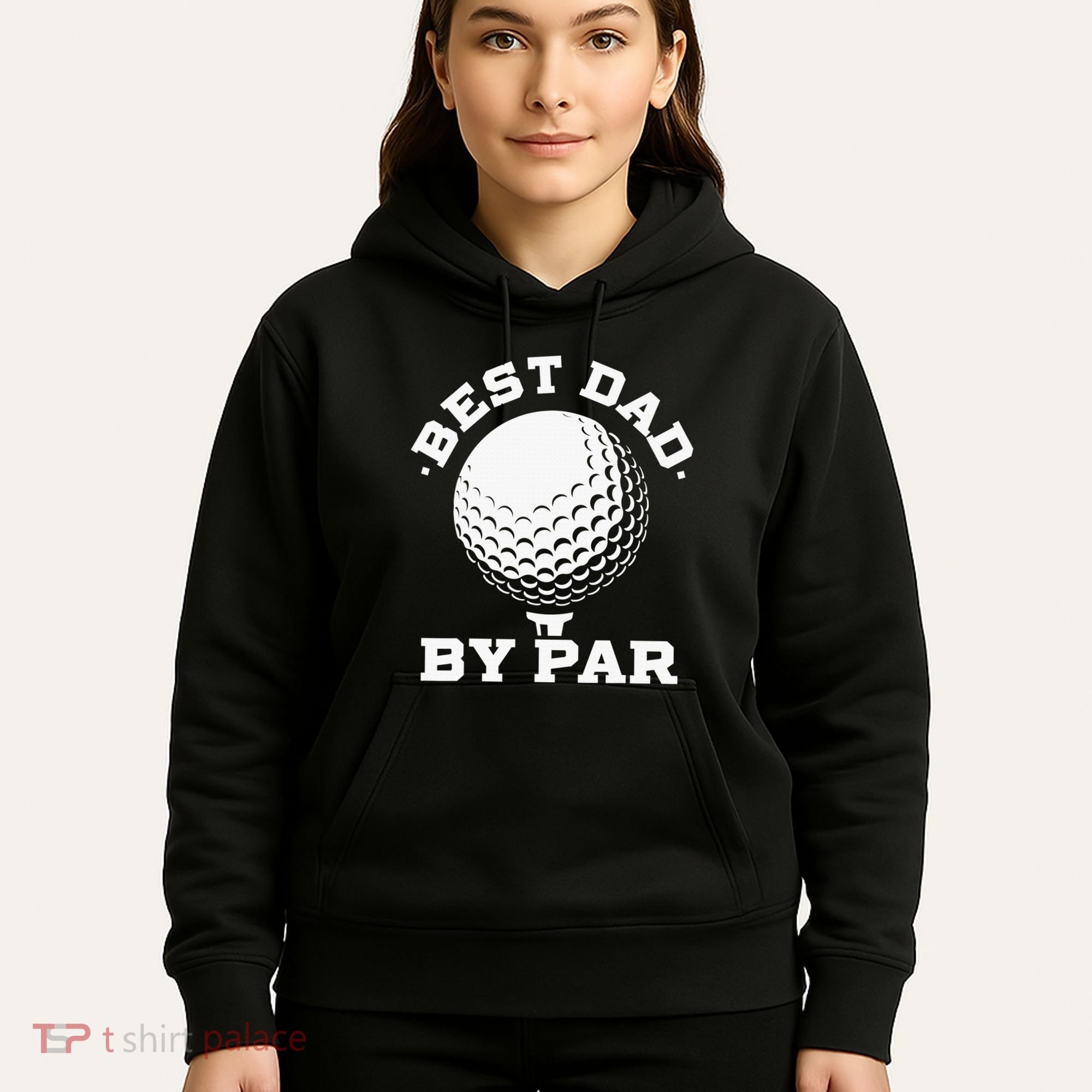 Best Dad By Par Golf Player Golfer Dad Fathers Day Hoodie