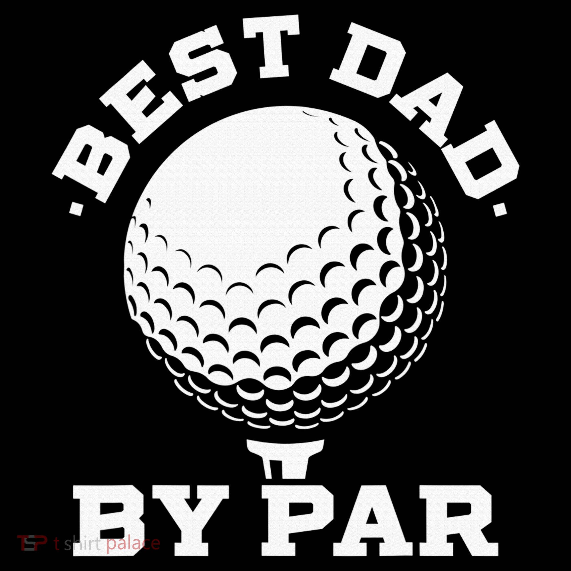 Best Dad By Par Golf Player Golfer Dad Fathers Day Hoodie