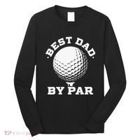 Best Dad By Par Golf Player Golfer Dad Fathers Day Long Sleeve Shirt thumb 0