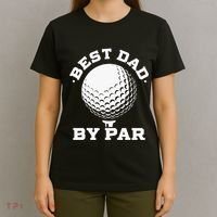Best Dad By Par Golf Player Golfer Dad Fathers Day T-Shirt thumb 4